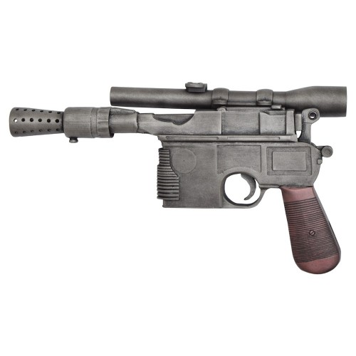 HAN SOLO'S LASER PISTOL (RESIN), Iconic Galactic Style for Your Collection